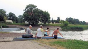 Einsetzen der Boote