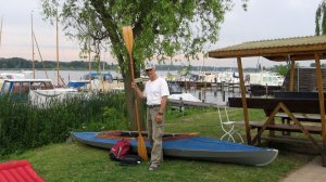 Der Autor und sein Boot