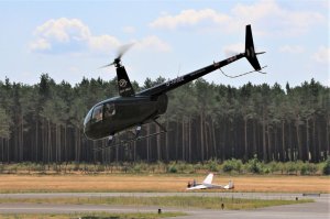 Hubschrauber-Start in Schönhagen 