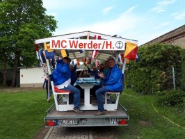Start auf dem Vereinsgelände