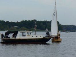 knapp am Startboot vorbei