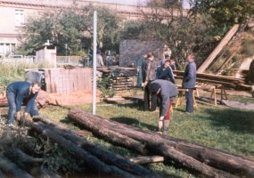 1989 Dachdecken und Stegbau