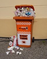 15 Uhr - Tonne voll